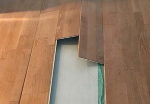 water damage hardwood floors